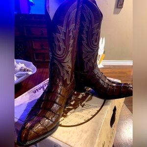 Lucchese Classics RARE CROC western style boots size 8